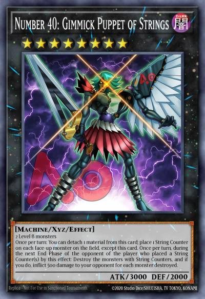 Number 40 Gimmick Puppet of Strings Super Rare CT10-EN011 2013 Collectible Tins Wave 1 Yugioh card