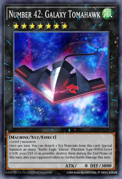 Number 42 Galaxy Tomahawk Common MP15-EN055 2015 Mega-Tin Mega Pack Yugioh card