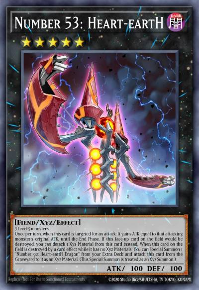 Number 53 Heart-eartH Ultimate Rare CBLZ-EN046 Cosmo Blazer Yugioh card
