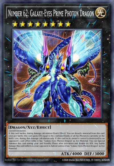 Number 62 Galaxy-Eyes Prime Photon Dragon Ultra Rare MP15-EN022 2015 Mega-Tin Mega Pack Yugioh card