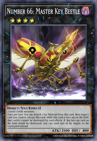 Number 66 Master Key Beetle Super Rare MP14-EN099 2014 Mega-Tin Mega Pack Yugioh card