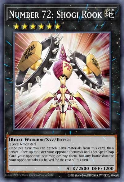 Number 72 Shogi Rook Ultra Rare BLMR-EN080 Battles of Legend Monstrous Revenge Yugioh card