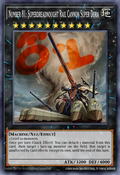Number 81 Superdreadnought Rail Cannon Super Dora Common LDS2-EN123 Legendary Duelists Season 2 Yugioh card