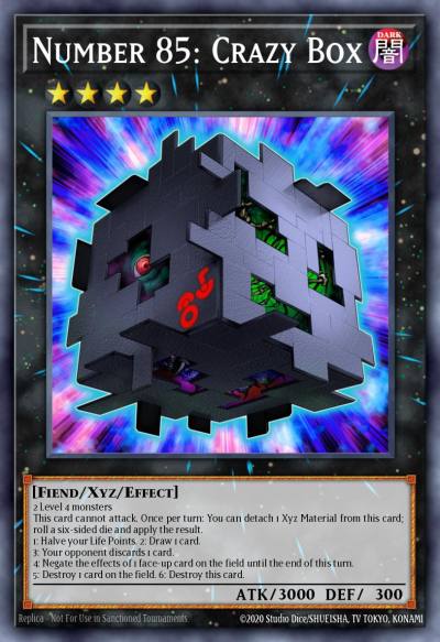 Number 85 Crazy Box Super Rare NUMH-EN033 Number Hunters Yugioh card