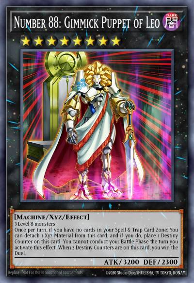 Number 88 Gimmick Puppet of Leo Super Rare CT10-EN013 2013 Collectible Tins Wave 2 Yugioh card