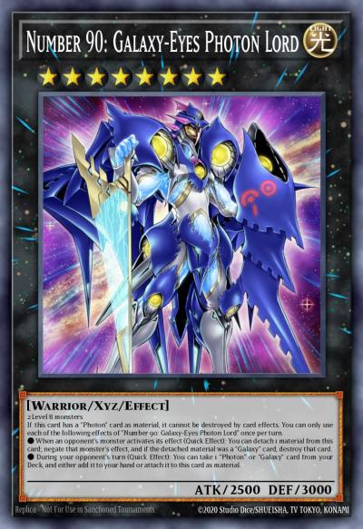 Number 90 Galaxy-Eyes Photon Lord Starlight Rare MP25-EN033 2025 Mega-Pack Tin Yugioh card