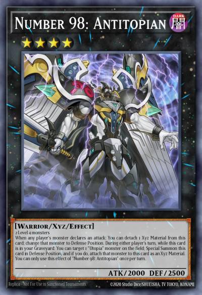 Number 98 Antitopian Common DLCS-EN123 Dragons of Legend The Complete Series Yugioh card