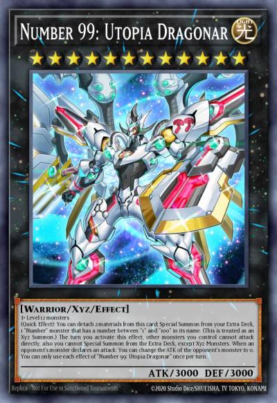 Number 99 Utopia Dragonar Secret Rare BROL-EN057 Brothers of Legend Yugioh card