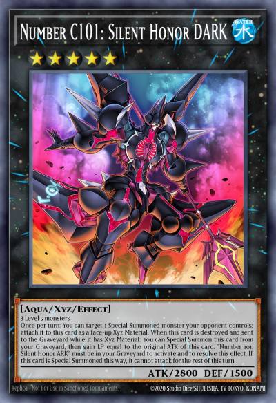 Number C101 Silent Honor DARK Ultra Rare MP14-EN218 2014 Mega-Tin Mega Pack Yugioh card