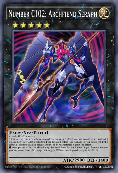 Number C102 Archfiend Seraph Super Rare MP15-EN024 2015 Mega-Tin Mega Pack Yugioh card