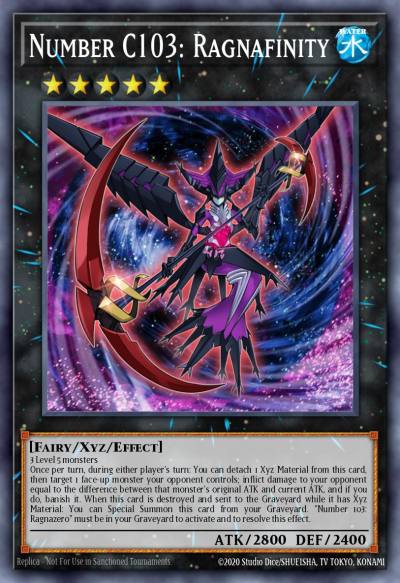 Number C103 Ragnafinity Rare PRIO-EN043 Primal Origin Yugioh card
