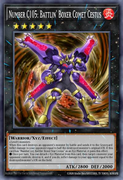 Number C105 Battlin Boxer Comet Cestus Ultra Rare MP14-EN029 2014 Mega-Tin Mega Pack Yugioh card