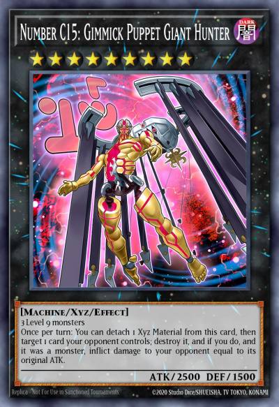 Number C15 Gimmick Puppet Giant Hunter Common LDS3-EN064 Legendary Duelists Season 3 Yugioh card