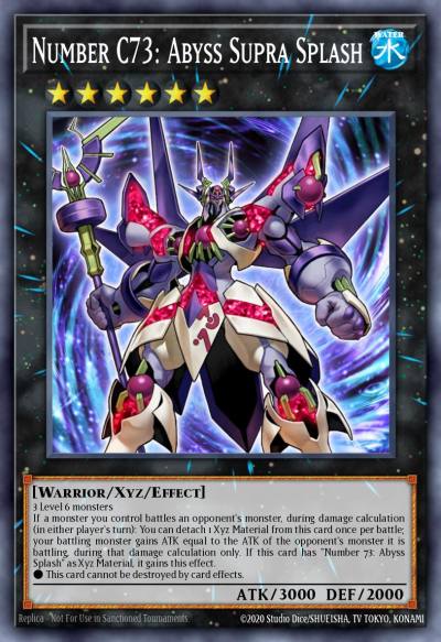 Number C73 Abyss Supra Splash Super Rare DRLG-EN041 Dragons of Legend Yugioh card