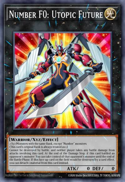 Number F0 Utopic Future Ultra Rare MP25-EN270 2025 Mega-Pack Tin Yugioh card