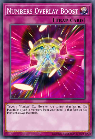 Numbers Overlay Boost Common SHSP-EN071 Shadow Specters Yugioh card