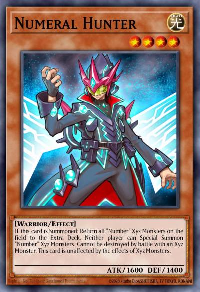 Numeral Hunter Prismatic Secret Rare WSUP-EN021 World Superstars Yugioh card