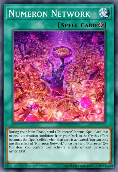 Numeron Network Secret Rare BLAR-EN026 Battles of Legend Armageddon Yugioh card