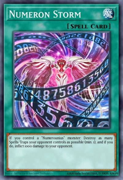 Numeron Storm Premium Gold Rare MGED-EN051 Maximum Gold El Dorado Yugioh card