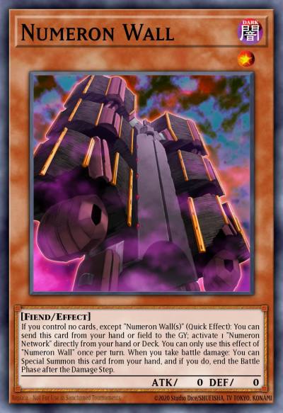 Numeron Wall Ultra Rare BLAR-EN020 Battles of Legend Armageddon Yugioh card