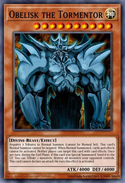 Obelisk the Tormentor Secret Rare CT13-EN002 2016 Mega-Tins Yugioh card