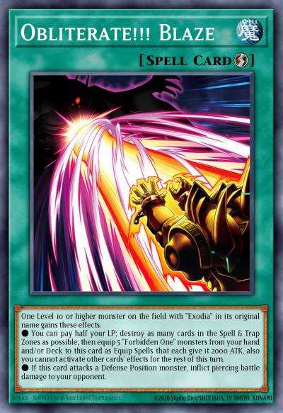 Obliterate Blaze Ultra Rare MP25-EN225 2025 Mega-Pack Tin Yugioh card