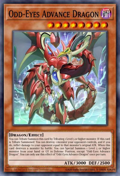 Odd-Eyes Advance Dragon Ultra Rare DUPO-EN011 Duel Power Yugioh card