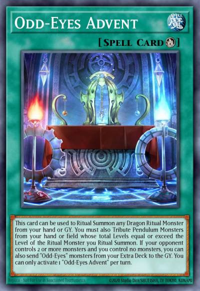 Odd-Eyes Advent Rare BOSH-EN066 Breakers of Shadow Yugioh card