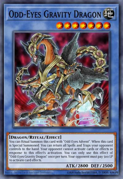Odd-Eyes Gravity Dragon Ultra Rare BOSH-EN043 Breakers of Shadow Yugioh card
