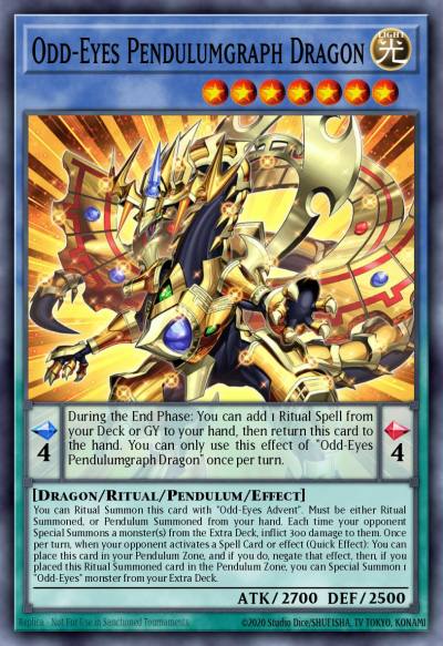 Odd-Eyes Pendulumgraph Dragon Ultra Rare MP23-EN079 25th Anniversary Tin Dueling Heroes Mega Pack Yugioh card