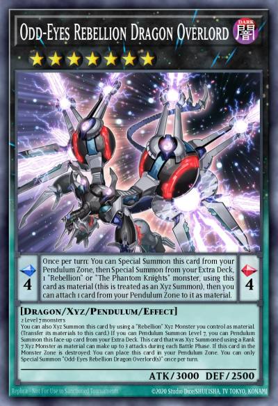 Odd-Eyes Rebellion Dragon Overlord Ultra Rare GFP2-EN004 Ghosts From the Past The 2nd Haunting Yugioh card