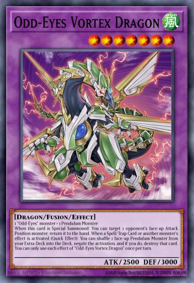 Odd-Eyes Vortex Dragon Secret Rare MP16-EN139 2016 Mega-Tin Mega Pack Yugioh card