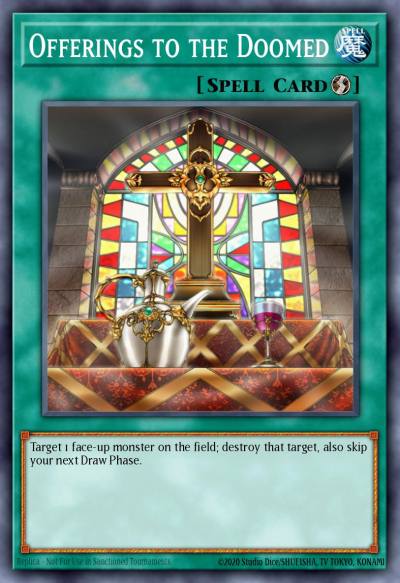 Offerings to the Doomed Common BP03-EN138 Battle Pack 3 Monster League Yugioh card