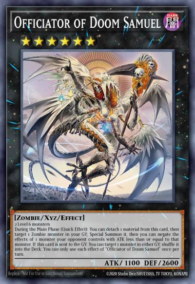Officiator of Doom Samuel Super Rare BLZD-EN089 Blazing Dominion Yugioh card