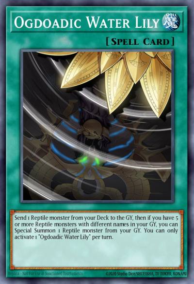 Ogdoadic Water Lily Super Rare ANGU-EN010 Ancient Guardians Yugioh card