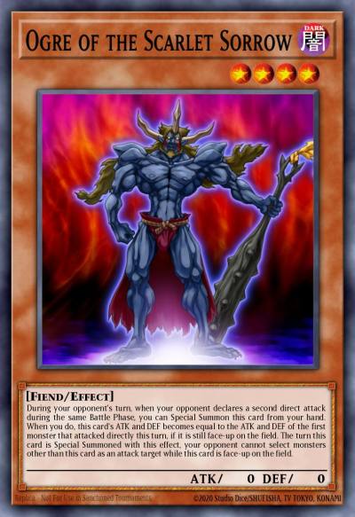 Ogre of the Scarlet Sorrow Super Rare ABPF-EN005 Absolute Powerforce Yugioh card