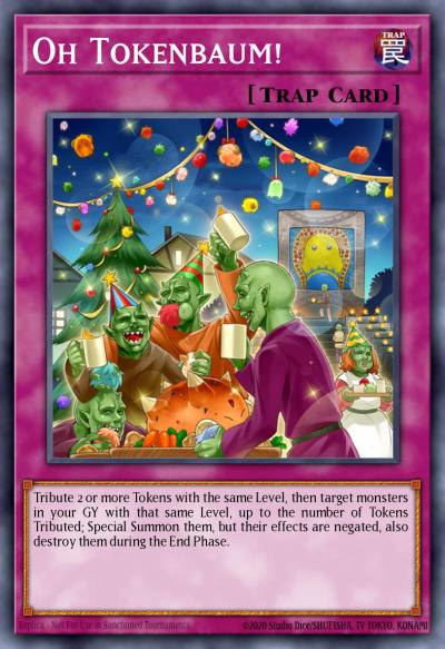Oh Tokenbaum Rare SHSP-EN098 Shadow Specters Yugioh card