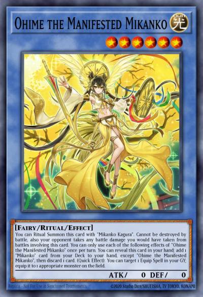 Ohime the Manifested Mikanko Ultra Rare MZMU-EN073 Maze of Muertos Yugioh card
