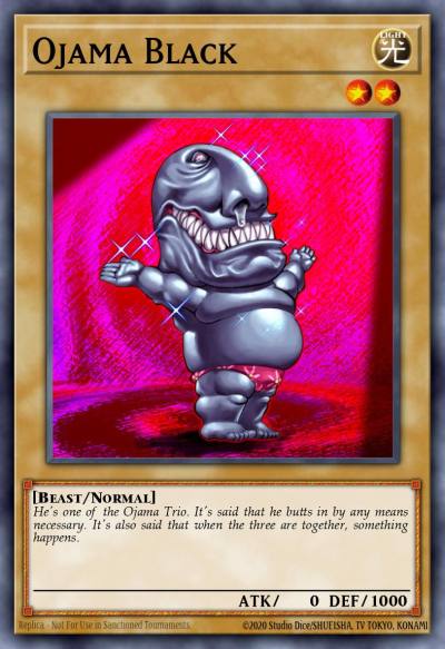 Ojama Black Common DR2-EN002 Dark Revelation Volume 2 Yugioh card