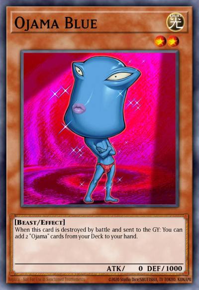Ojama Blue Common OP06-EN022 OTS Tournament Pack 6 Yugioh card