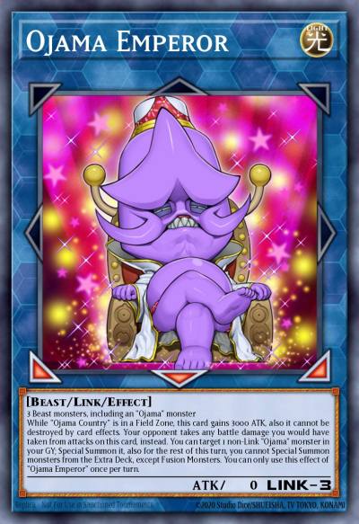 Ojama Emperor Ultra Rare DUOV-EN033 Duel Overload Yugioh card