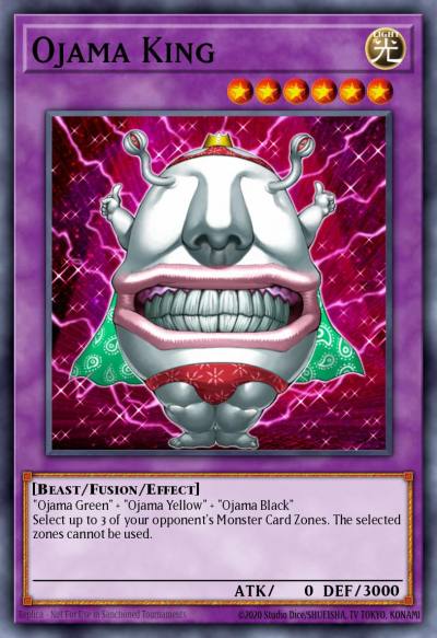 Ojama King Rare DR3-EN034 Dark Revelation Volume 3 Yugioh card
