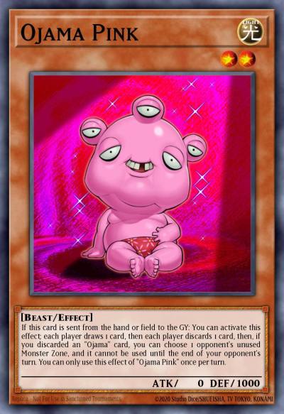 Ojama Pink Common BLVO-EN036 Blazing Vortex Yugioh card