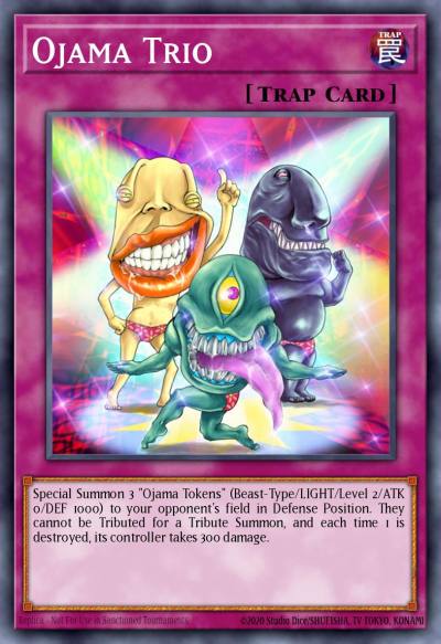 Ojama Trio Secret Rare BLMM-EN010 Battles of Legend Monster Mayhem Yugioh card