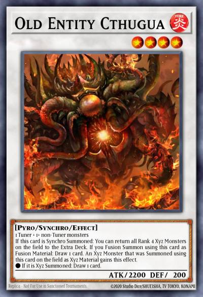 Old Entity Cthugua Secret Rare SHVA-EN016 Shadows in Valhalla Yugioh card