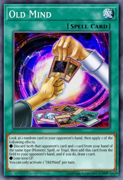 Old Mind Common CHIM-EN066 Chaos Impact Yugioh card