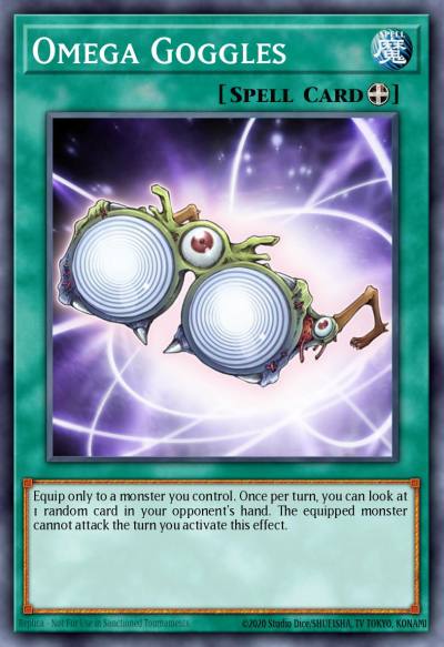 Omega Goggles Short Print CSOC-EN062 Crossroads of Chaos Yugioh card