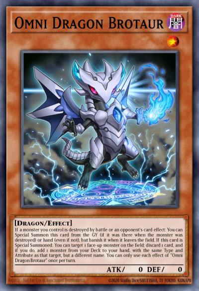 Omni Dragon Brotaur Ultra Rare MP20-EN059 2020 Tin of Lost Memories Mega Pack Yugioh card