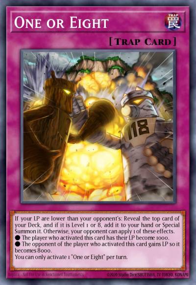 One or Eight Common MP21-EN217 2021 Tin of Ancient Battles Yugioh card