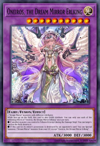 Oneiros the Dream Mirror Erlking Super Rare CHIM-EN087 Chaos Impact Yugioh card